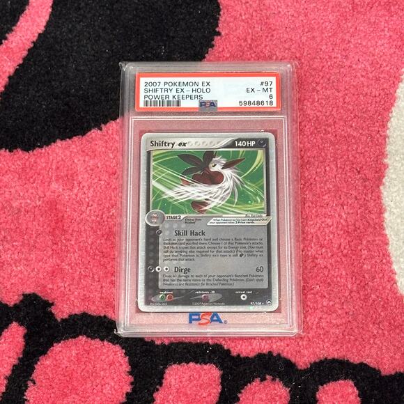 Shiftry EX #97 – Pokémon TCG Power Keepers – PSA 6 - Picture 1 of 2